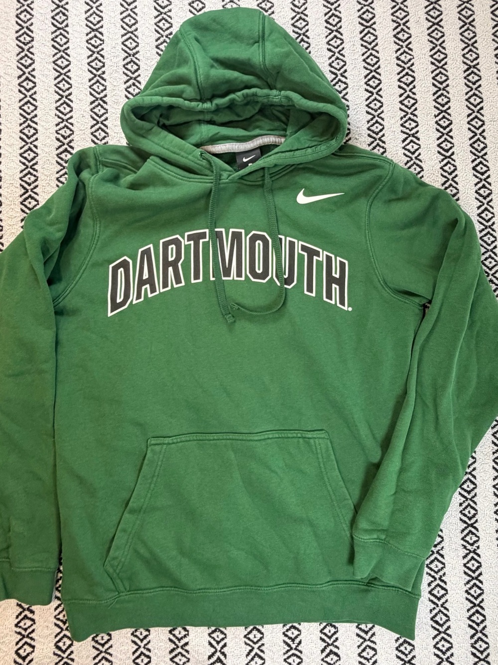 Nike Club Fleece Dartmouth College Green Pullover Graphic Hoodie Mens Small S